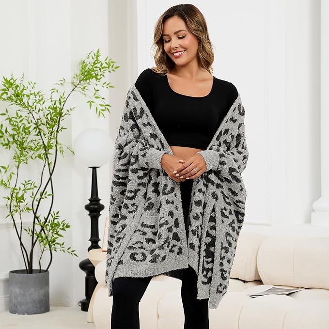 Wearable Blanket Sherpa Poncho Unique Office Work Warm Cozy Shawl TV Throw Blankets, Plush Cape Wrap for Adults