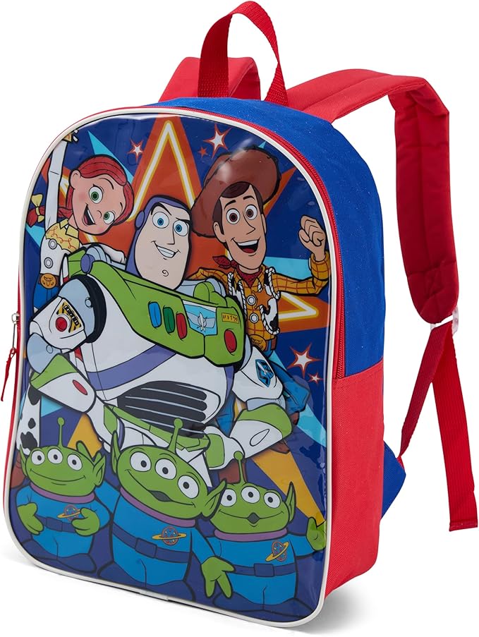 Disney Toy Story Backpack for Kids - Cute & Durable Kids Backpack for Boys with Padded Straps & Zip Compartment - Ideal Toddler Bookbag for School & Travel - 15”