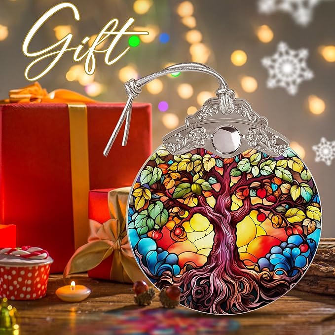 Jocidea Tree of Life Christmas Ornament - Tree Decor Gift - Holiday Keepsake - Stocking Stuffer