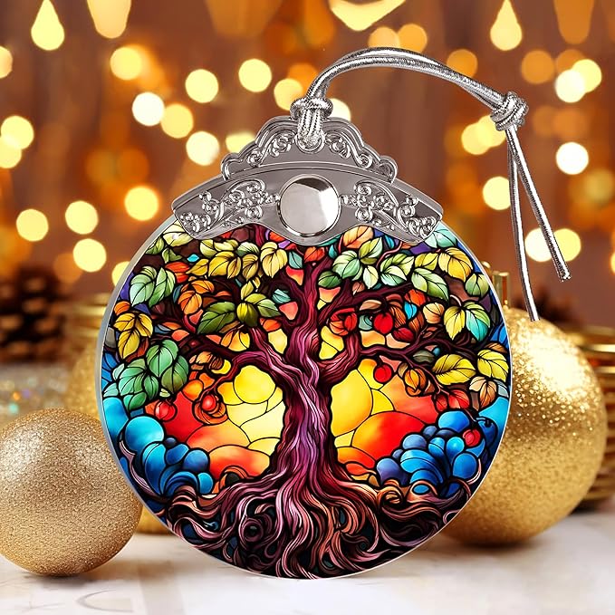 Jocidea Tree of Life Christmas Ornament - Tree Decor Gift - Holiday Keepsake - Stocking Stuffer
