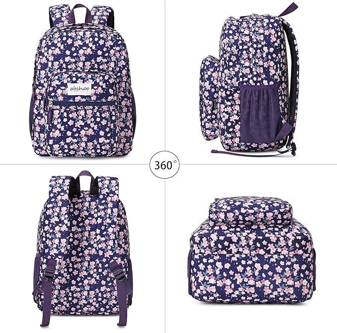 abshoo Classical Basic Travel Backpack For School Water Resistant Bookbag | For School, For School