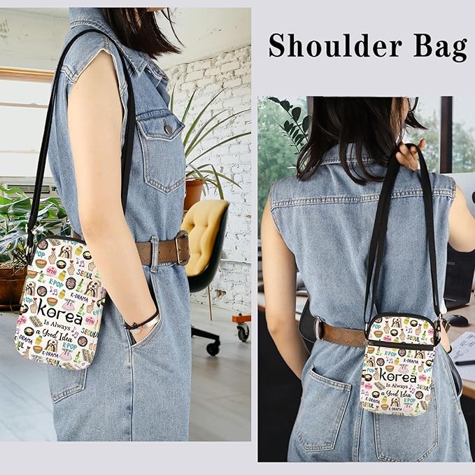 Good Idea Korea CB Crossbody Bag - South Korea Travel Souvenir Gift for Bachelorette Trip