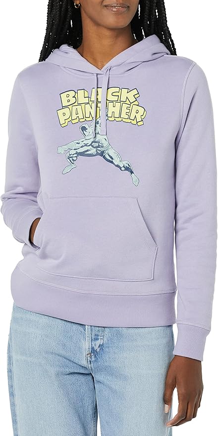 Amazon Essentials Disney | Marvel | Star Wars | Princess Women's Fleece Pullover Hoodie Sweatshirts (Available in Plus Size)