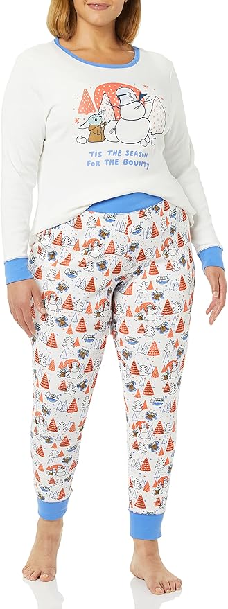 Amazon Essentials Disney | Marvel | Star Wars Women's Snug-Fit Cotton Pajama Sleepwear Sets