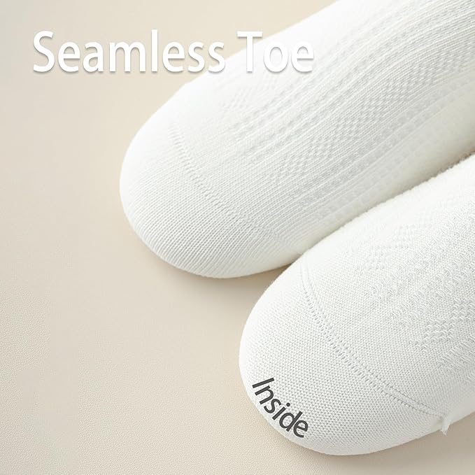 Mcool Mary Womens Crew Socks Ruffle Casual Cotton Frilly Breathable Cute Knit Lettuce Trim Dress Ankle Socks 6 Pack