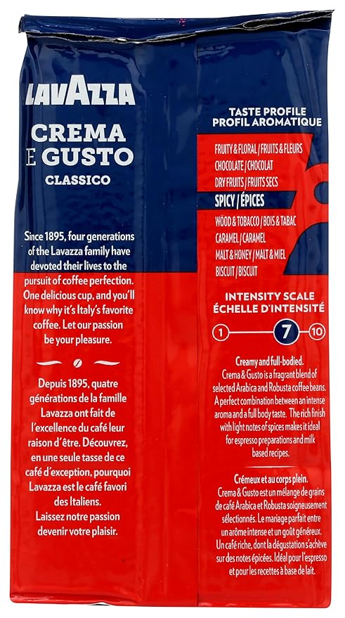Lavazza Crema E Gusto Ground Coffee 8.8 OZ (Pack of 9)