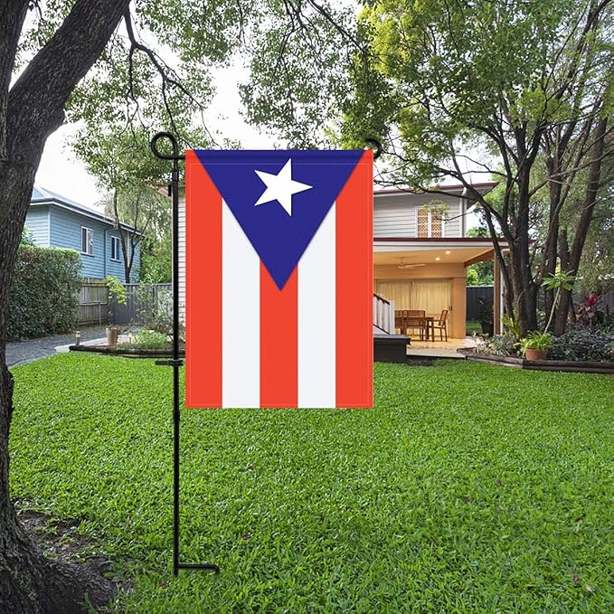Puerto Rico Flag Puerto Rican Flag, Small Puerto Rican Garden Flags for Yard Patio Porch Independence Day Patriotic Festival Outdoor Decorations