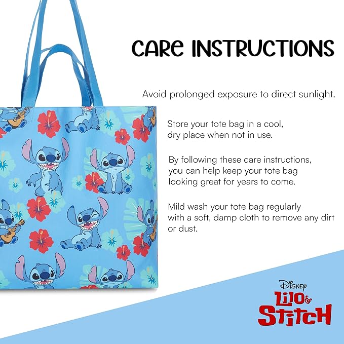 Disney Mickey and Minnie Mouse Canvas Tote bag - Girls, Boys, Teens, Adults - All Over Print Single Handle Tote Handbag