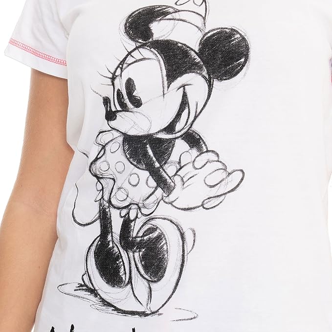 Disney Womens Minnie Mouse Short Pajamas