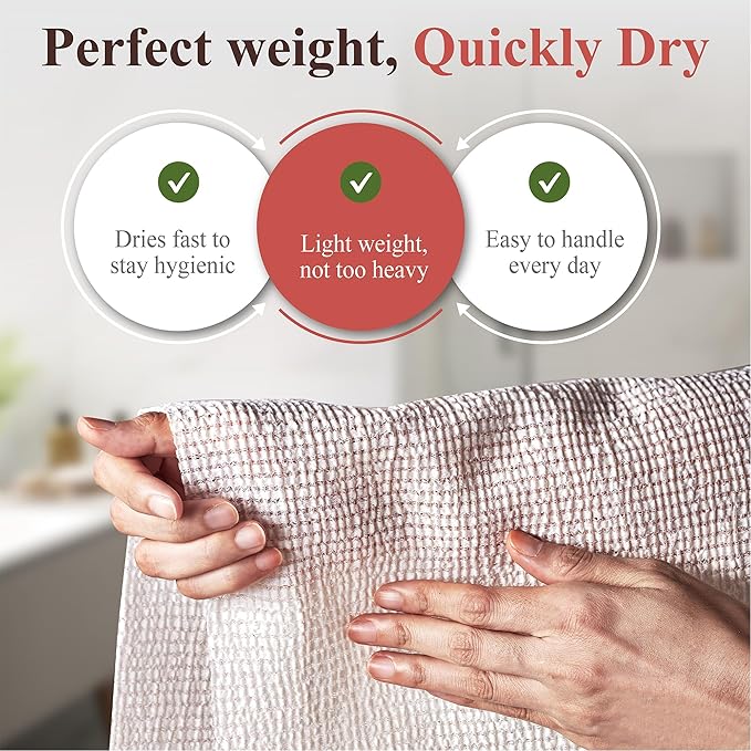 atelier POND Korean Exfoliating Washcloth– Soft Cotton-Blend Exfoliating Shower Towel for Sensitive Skin, Extra-Long Back Scrubber (Soft Orange)