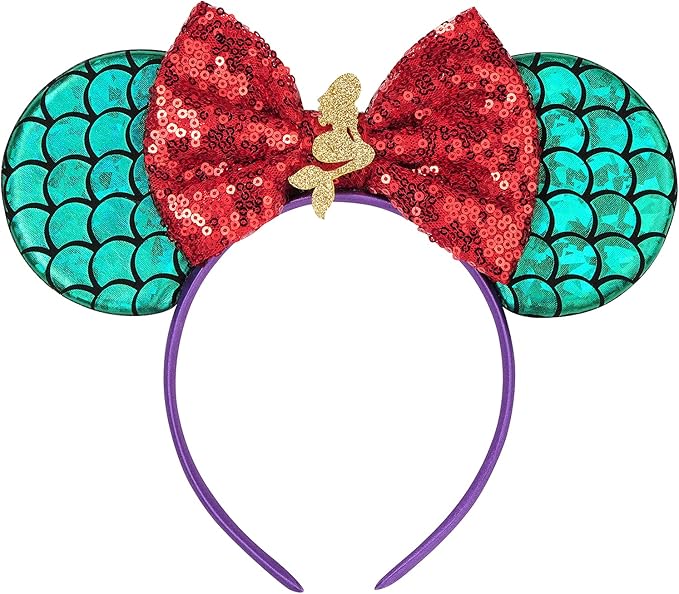 Eisyaa Mouse Ears Bow Headbands