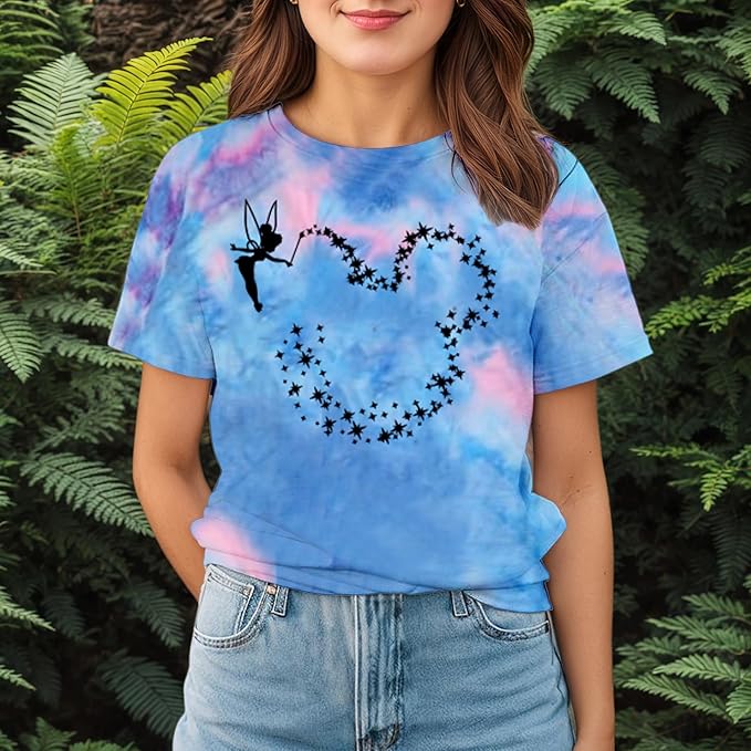Magical Shirt for Women Magic Kingdom Tshirt Graphic Tee Family Vacation Short Sleeve Tops Summer Casual Tops