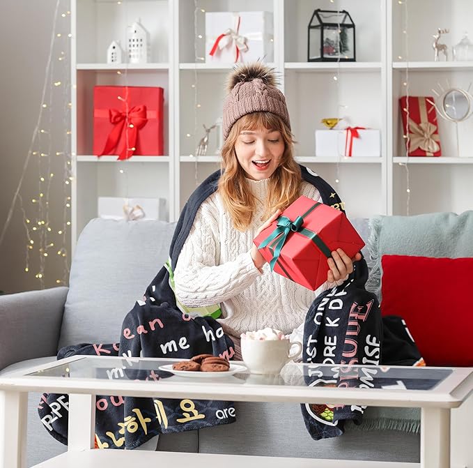 Turelos Korean Drama Gifts, Korean Gifts for Women, K Drama Gifts for Women, Kdrama Merch, K Drama, Korean Drama Blanket 60x50in, Korean Blanket, K Pop Gifts Teen Girl