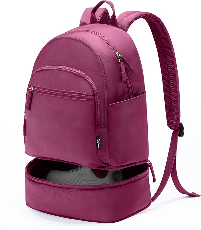 Gym Backpack for Women Men, Lightweight Gym Bag with Shoe Compartment, Waterproof Workout Backpack with Wet Pocket