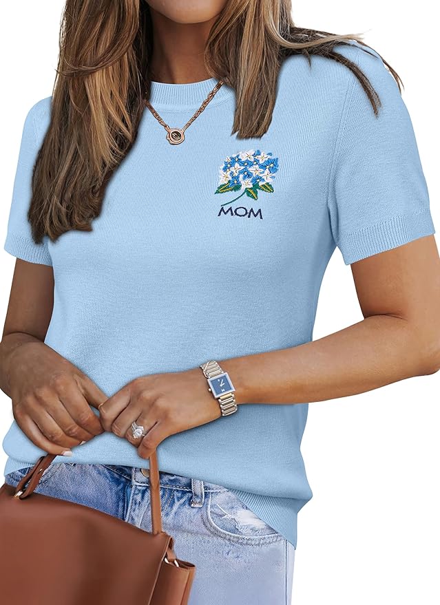 Arach&Cloz Women's Wool Blend Business Casual Essential Fall Layering Pullover Sweaters