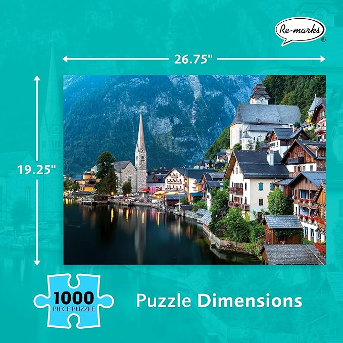 Re-Marks Austria Puzzle, Large 1000 Piece Puzzle for All Ages