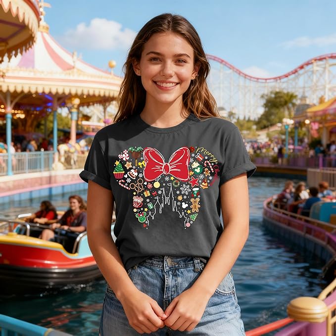 Magical Shirt for Women Magic Kingdom Tshirt Graphic Tee Family Vacation Short Sleeve Tops Summer Casual Tops