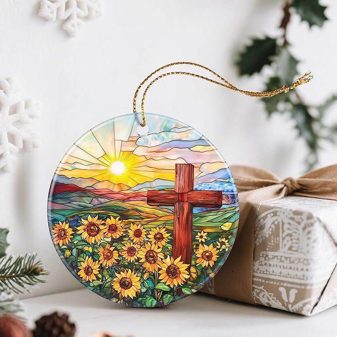Christmas Ornaments: Christmas Tree Ornaments, Easter Faith Cross Home Decor, Stocking Stuffers, Gift Ideas, Xmas Gift, Christian Gifts & Cross Gifts for Religious