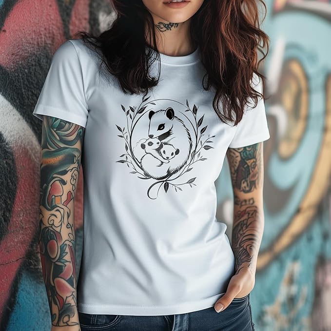 Cute Graphic T-Shirts for Women Crewneck Short Sleeve Tees Vintage Y2K Tops Loose Casual Summer Boho Outfits