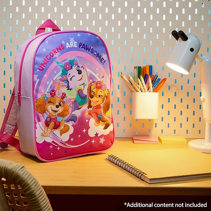 Get Trend Paw Patrol Mini Backpack Kids Toddlers 12x9” Rucksack Kindergarten Bag Preschool Sports Travel Backpacks 3+ Gifts for Kids (Purple Paw Patrol)