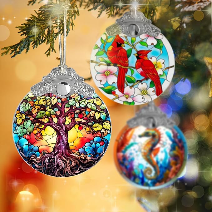 Jocidea Tree of Life Christmas Ornament - Tree Decor Gift - Holiday Keepsake - Stocking Stuffer