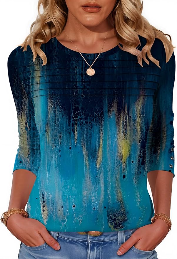 Blouses for Women Dressy Casual Long Sleeve Fall Fashion Tops Trendy Outfits for Work Office Shirts Thicker Clothes