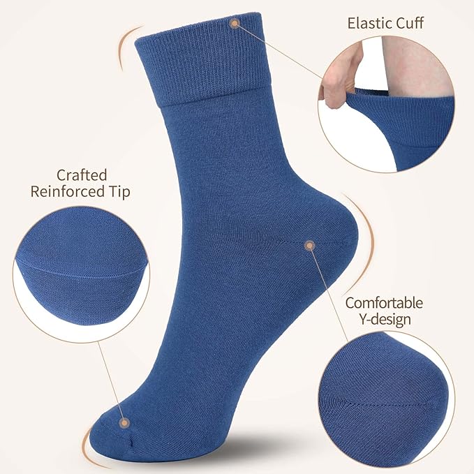 FGZ Women Thin Cotton Socks Soft Cozy Socks Cute Ankle Crew Socks 5 Pairs