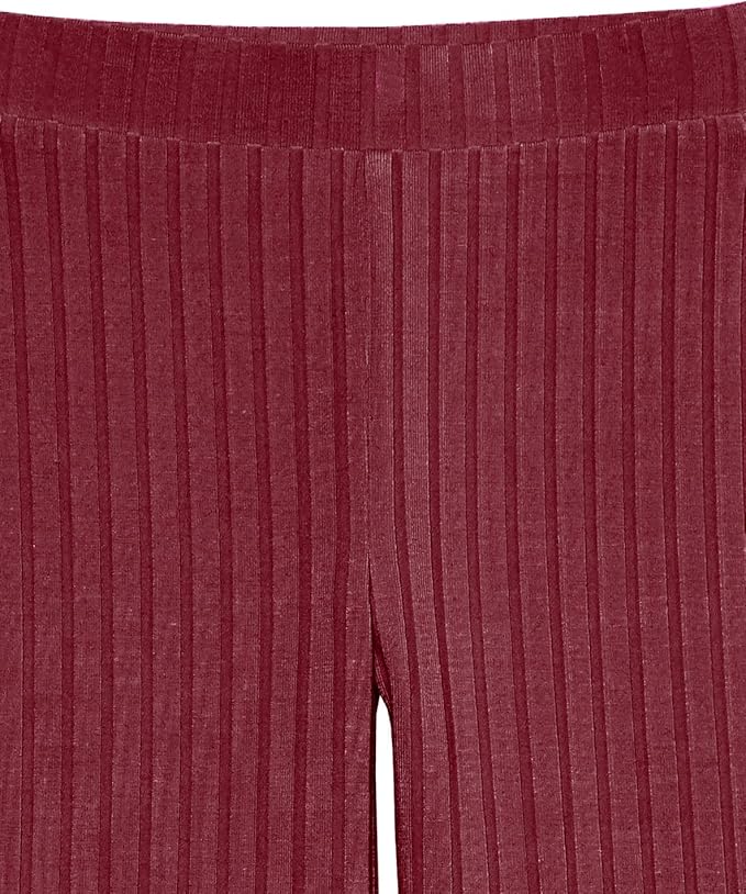 Amazon Essentials Girls and Toddlers' Wide-Rib Outfit Set, Pack of 2