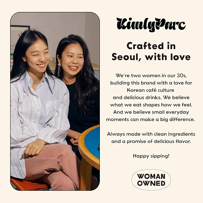 KimlyParc Real Sweet Potato Latte Mix, 10 oz | Allulose-Sweetened, Vegan & Caffeine-Free Korean Goguma Latte Powder | Plant-Based, Gluten-Free Drink
