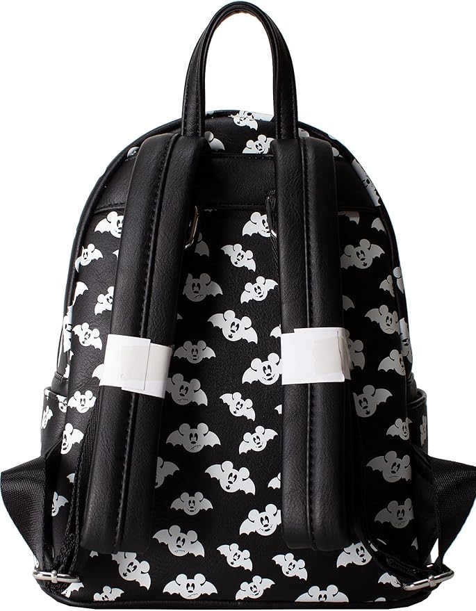 Loungefly Disney Disney Totally Batty Mickey Mouse Bat AOP Mini Backpack Purse