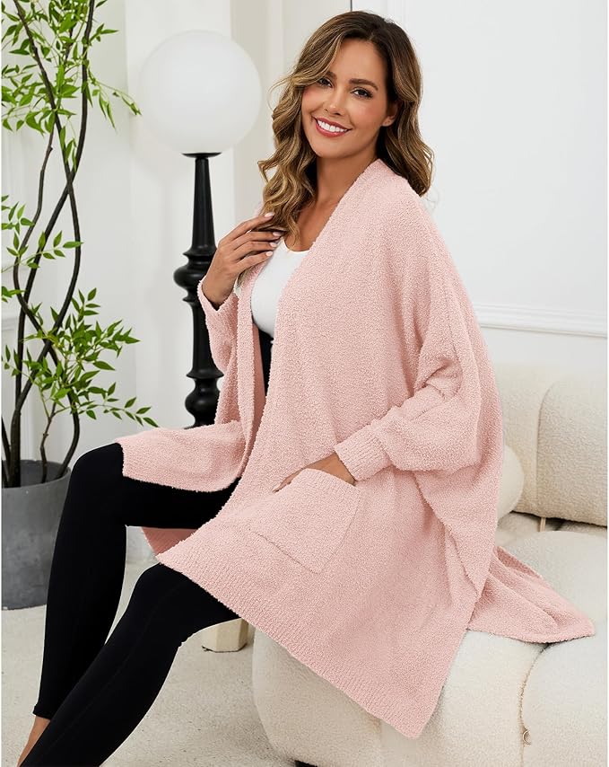 Wearable Blanket Sherpa Poncho Unique Office Work Warm Cozy Shawl TV Throw Blankets, Plush Cape Wrap for Adults