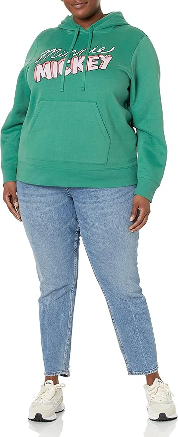Amazon Essentials Disney | Marvel | Star Wars | Princess Women's Fleece Pullover Hoodie Sweatshirts (Available in Plus Size)