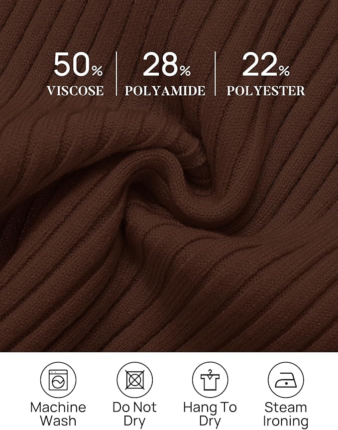 ZESICA Women's Long Sleeve Crewneck Shirts 2026 Fall Ribbed Knit Sweater Slim Fitted Casual Basic Tee Tops
