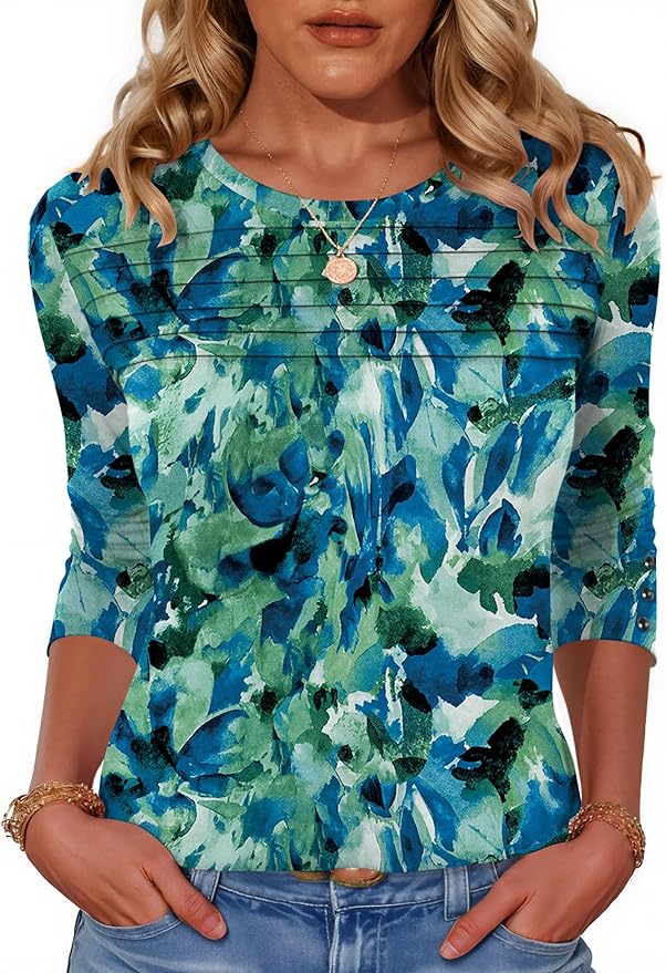 Blouses for Women Dressy Casual Long Sleeve Fall Fashion Tops Trendy Outfits for Work Office Shirts Thicker Clothes