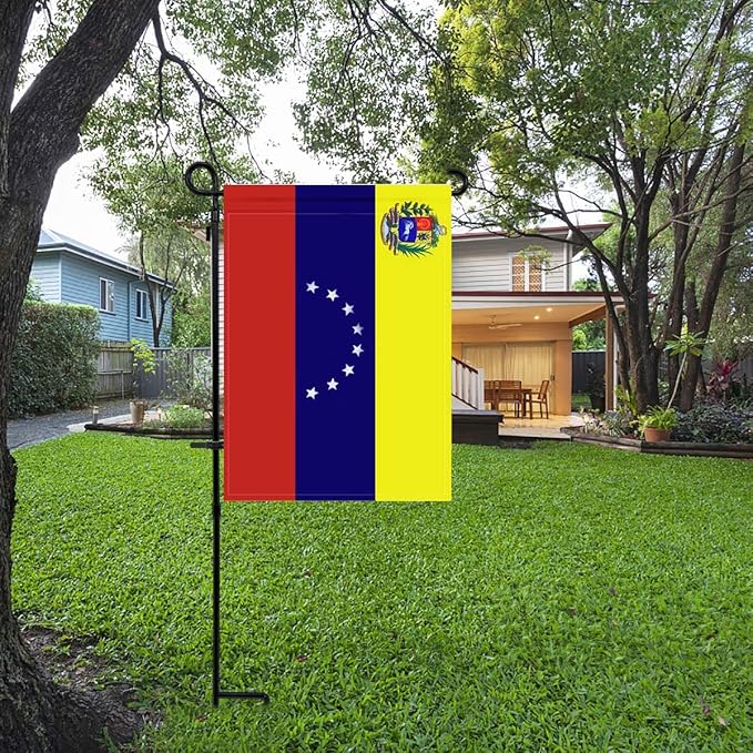 Venezuela Flag Venezuelan Flag, Small Venezuelan Garden Flags for Yard Patio Porch Independence Day Patriotic Festival Outdoor Decorations
