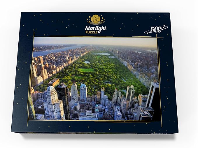 MyPuzzle Aerial View of Central Park Manhattan New York - Premium 500 Piece Jigsaw Puzzle for Adults