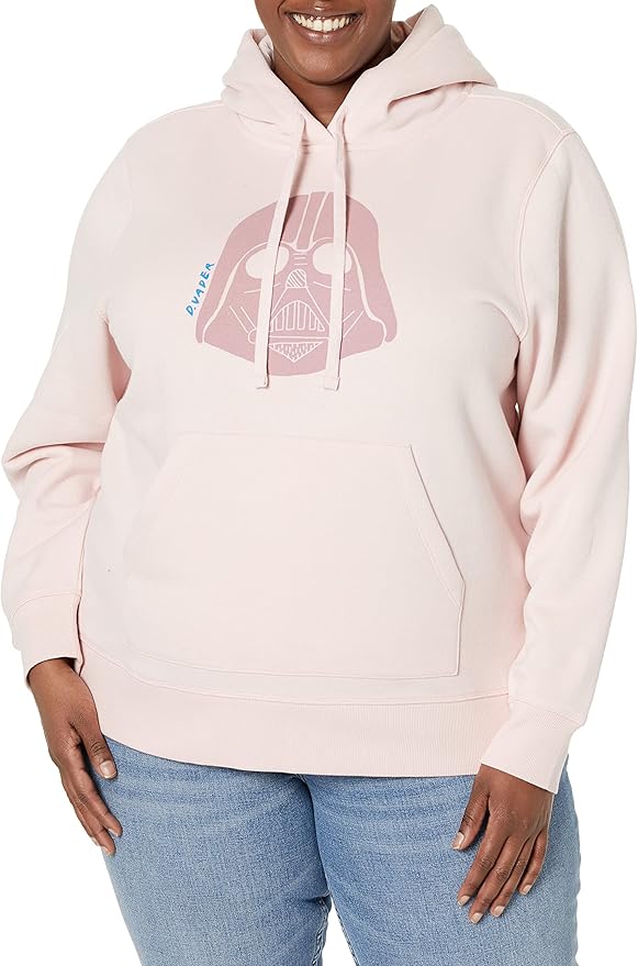 Amazon Essentials Disney | Marvel | Star Wars | Princess Women's Fleece Pullover Hoodie Sweatshirts (Available in Plus Size)