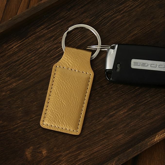 LaserGram Rectangle Keychain, Flag of South Korea, Personalized Engraving Included