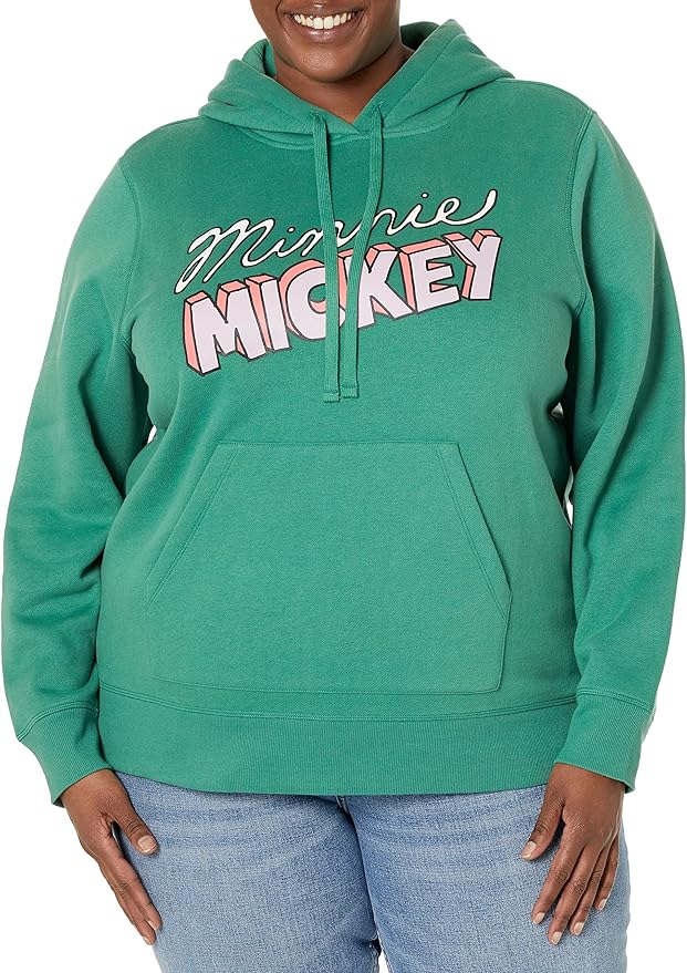 Amazon Essentials Disney | Marvel | Star Wars | Princess Women's Fleece Pullover Hoodie Sweatshirts (Available in Plus Size)