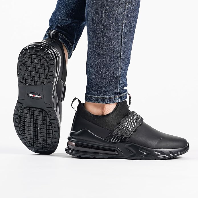 LARNMERN Women Non Slip Work Shoes Food Service Kitchen Chef Waterproof Shoe Restaurant Slip On Zapatos De Trabajo Antideslizantes