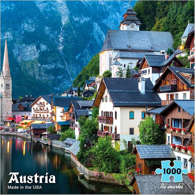 Re-Marks Austria Puzzle, Large 1000 Piece Puzzle for All Ages
