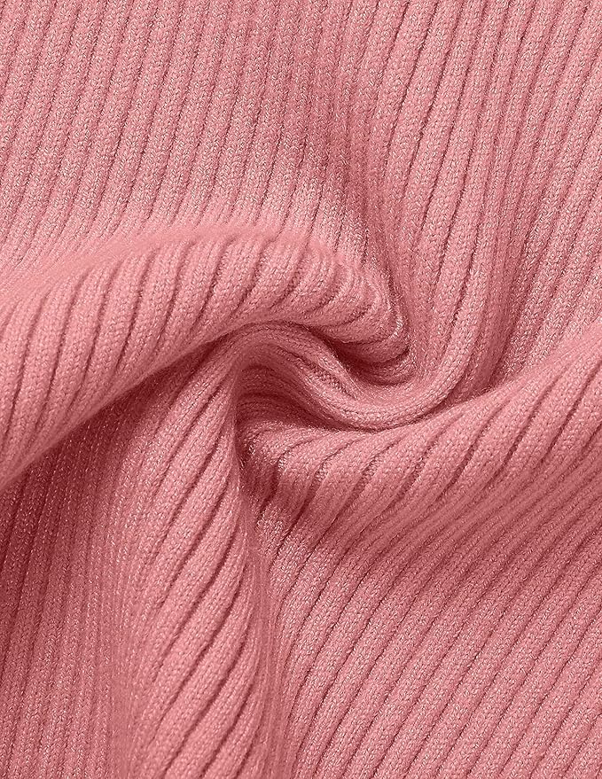 ZESICA Women's Short Sleeve Sweater Tops 2026 Summer Crewneck T Shirt Ribbed Knit Slim Fit Basic Solid Color Tee