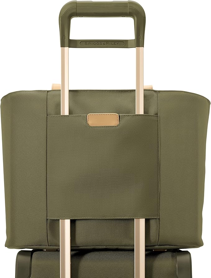 Briggs & Riley Traveler Tote Bag - Nylon Tote Bag for Weekend Travel & Work, Smooth Zipper Closure - Baseline Collection