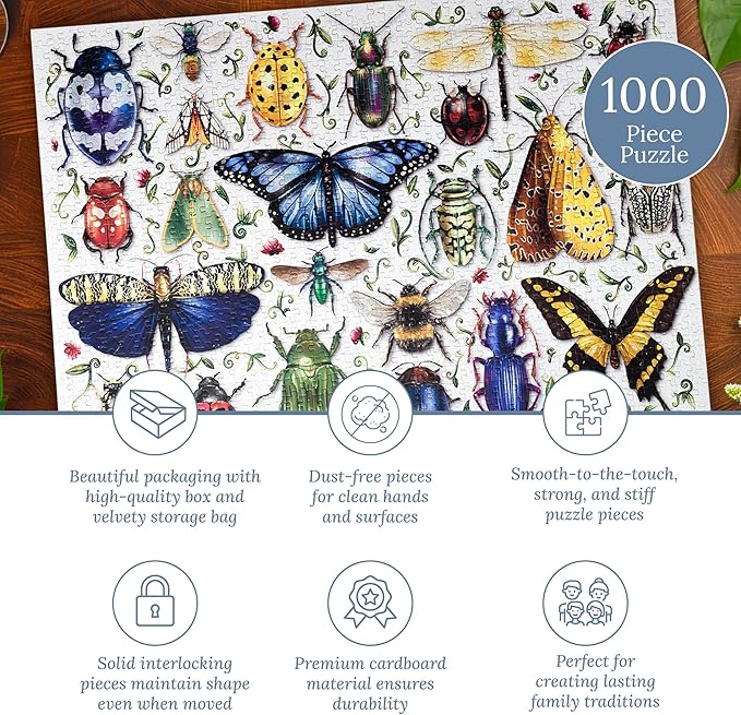 MOSAIC PUZZLES Specimen Wonders Puzzles for Adults - Premium Jigsaw Puzzles, 1000 Pieces