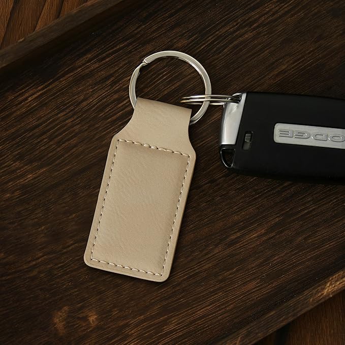 LaserGram Rectangle Keychain, Flag of South Korea, Personalized Engraving Included