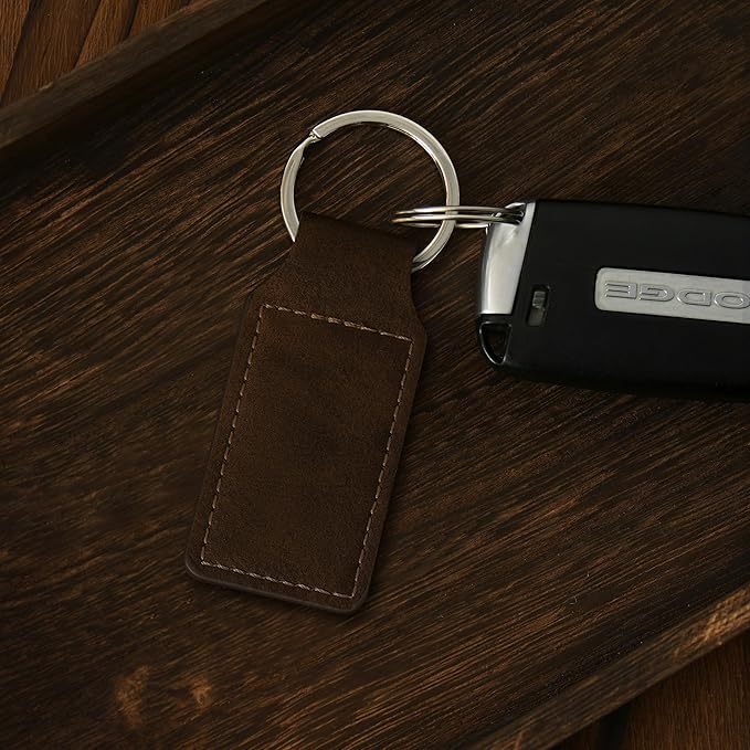 LaserGram Rectangle Keychain, Flag of South Korea, Personalized Engraving Included