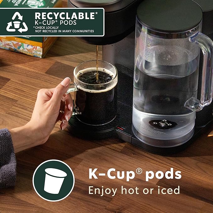 Starbucks K-Cup Coffee Pods, Flavored Hot or Iced Coffee, Cinnamon Dolce, 22 Keurig Pods