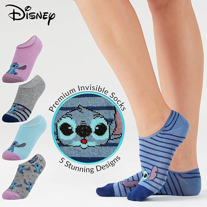 Disney Socks Women and Teenagers Ankle Socks No Show