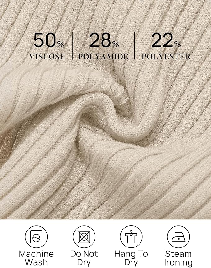 ZESICA Women's Long Sleeve Crewneck Shirts 2026 Fall Ribbed Knit Sweater Slim Fitted Casual Basic Tee Tops