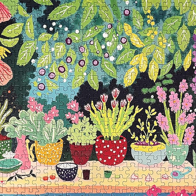 Graphinee Jigsaw Puzzles for Adults 1000 Pieces, Plant Garden Puzzle, Colorful as Home Wall Decor for Family Challenging Games